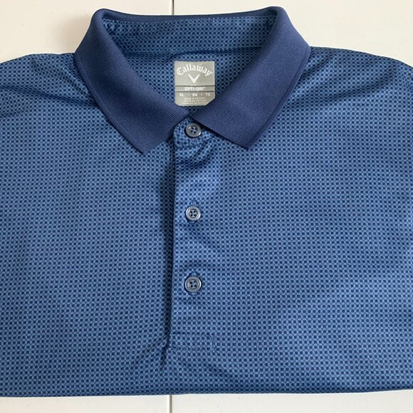 Callaway Men’s Blue Golf Polo Shirt – XL, Lightweight Performance - Picture 14 of 14